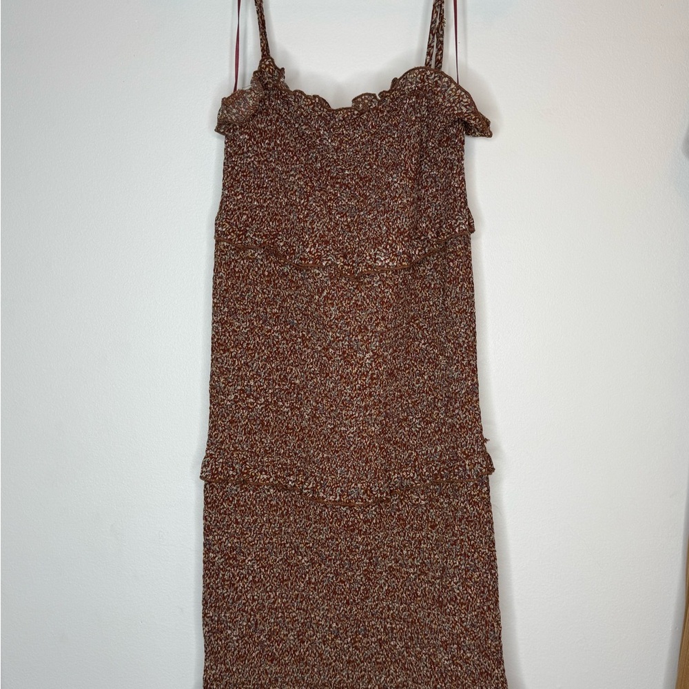 NWT Steve Madden Sleeveless Smocked Floral Dress